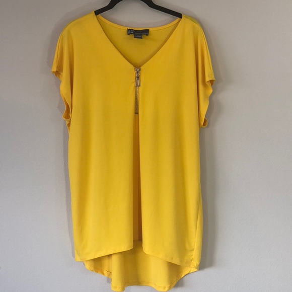 Chelsea & Theodore Tops - Slinky High Low Blouse